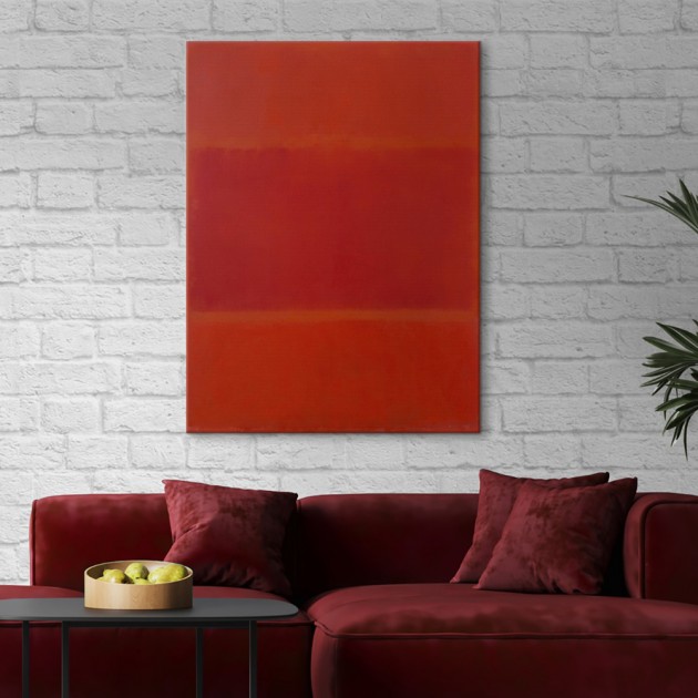 Original canvas prints Mark Rothko Red and Orange for your interior!